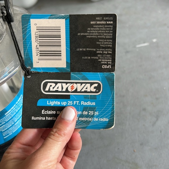 Rayovac Black and Clear Lantern - Picture 2 of 2